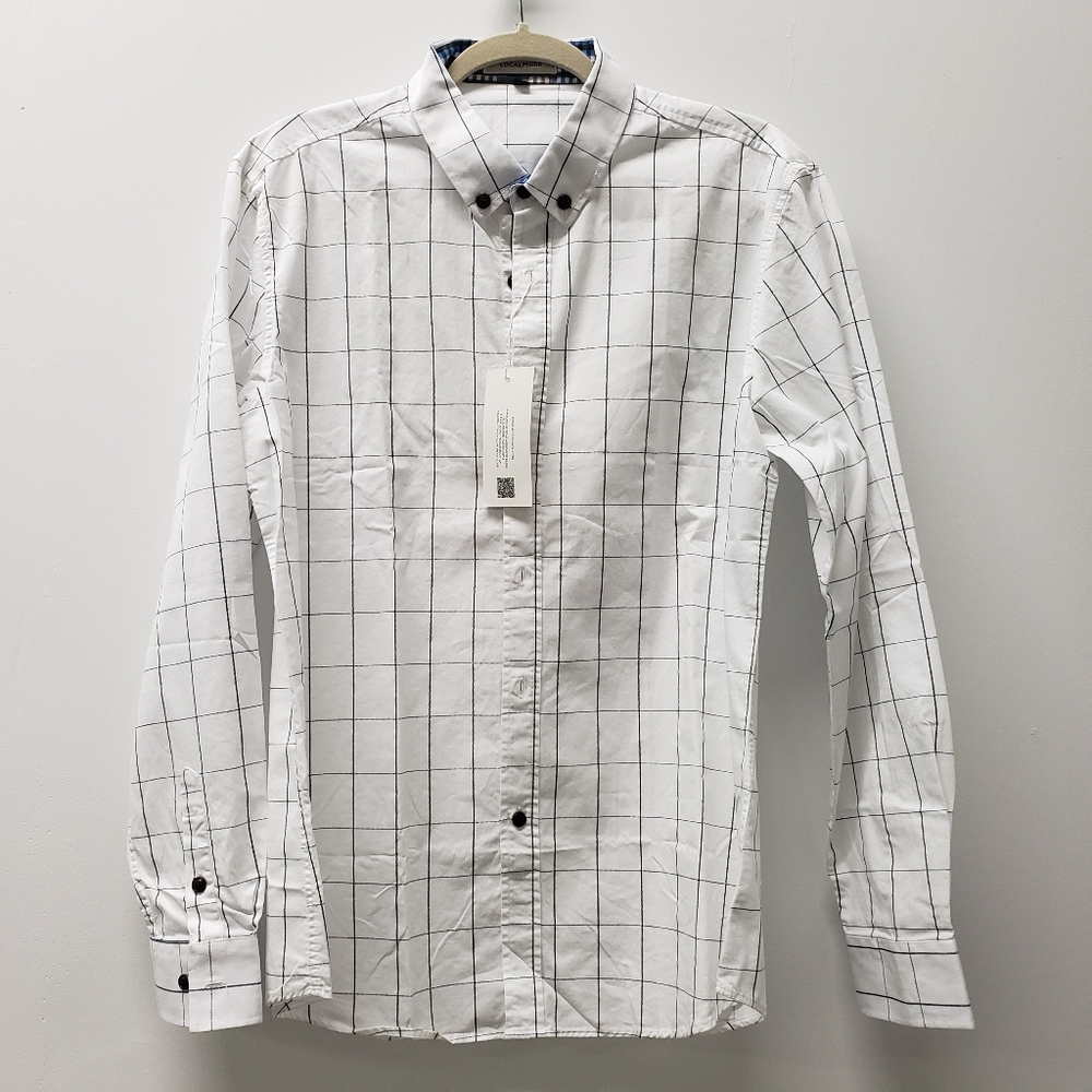 Local Mode Long Sleeve Stripe Shirt SZ Large